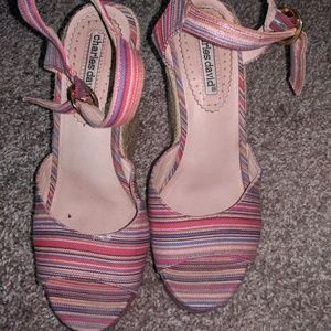 Charles David Platform Wedge Sandal